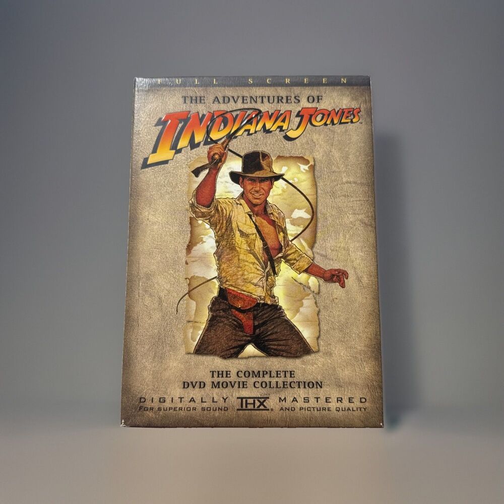 Indiana Jones - The Adventure Collection (DVD, 2003, 4-Disc Set, Full Frame)